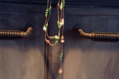 Double Stranded Necklace with Tail
