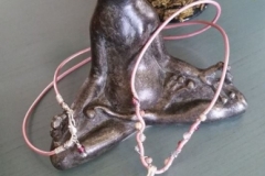 Swarovski Pendant and Leather